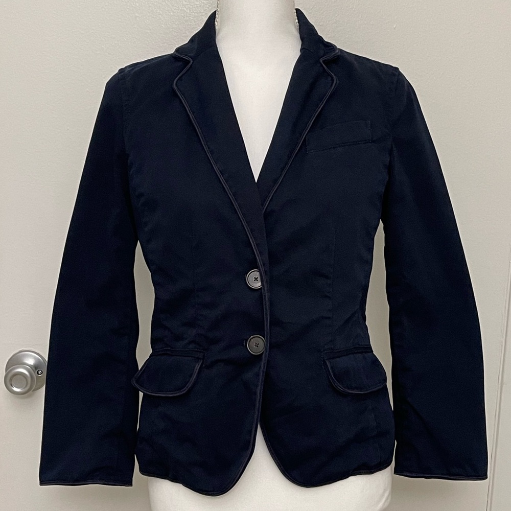 J. Crew Chino Blazer in Blue size Small - Picture 3 of 13